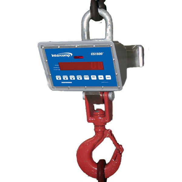 Intercomp CS1500 Crane Scale – 2,000 to 10,000 lb Capacity, Legal for Trade - Titan Scale USA