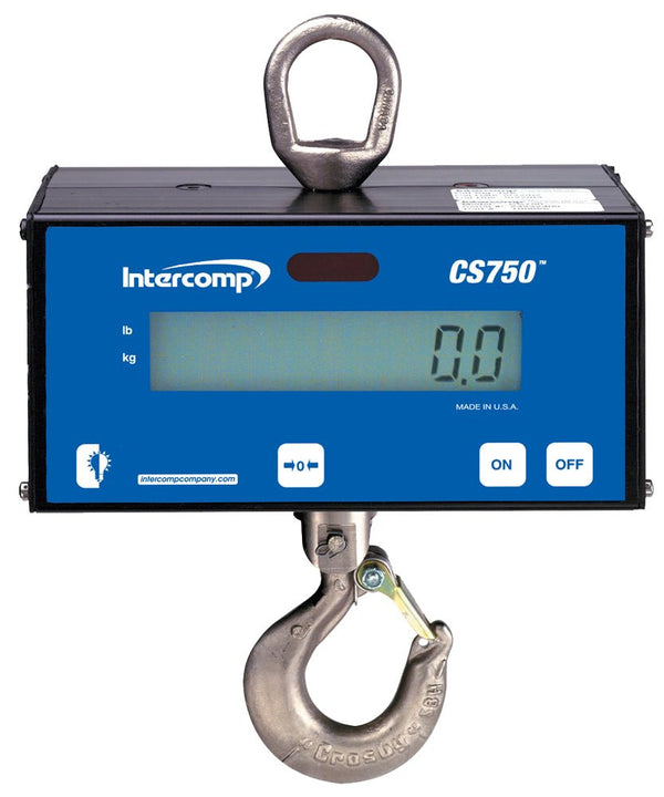 Intercomp CS750 Hanging Scale – 100 to 1,000 lb Capacity, Legal for Trade - Titan Scale USA