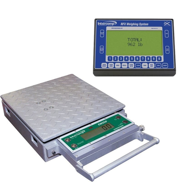 Intercomp CW250 Platform Scale – 150 to 2000 lb Capacity, 15x15 in, Legal for Trade - Titan Scale USA