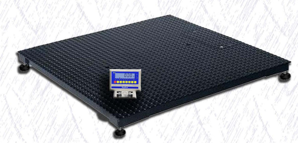 WeighSouth WS Series Floor Scale with Indicator – 2,500 to 10,000 lb, 3x3 to 5x5 ft, Legal for Trade - Titan Scale USA