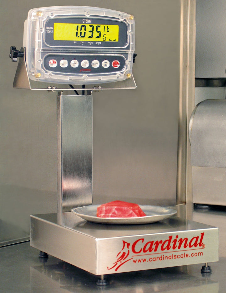 Cardinal EB - 190 Bench Scale – Legal for Trade, IP69K Indicator, Stainless Steel - Titan Scale USA