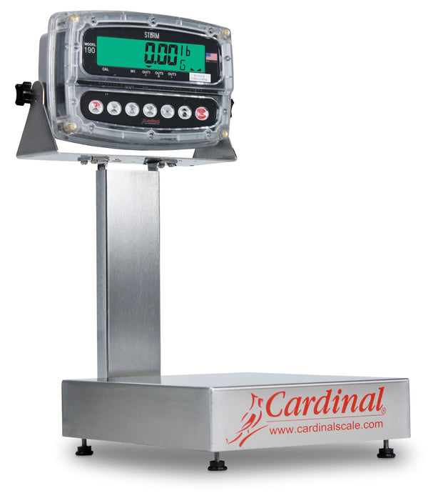 Cardinal EB - 190 Bench Scale – Legal for Trade, IP69K Indicator, Stainless Steel - Titan Scale USA