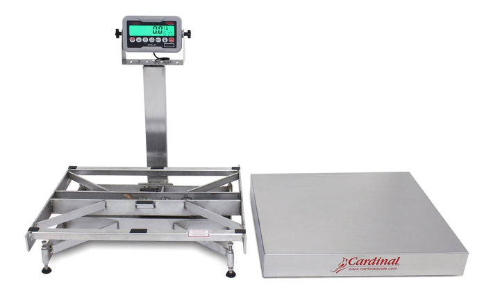 Cardinal EB - 185 Series Bench Scale - Legal for Trade, 15 to 300 lb, Stainless Steel - Titan Scale USA