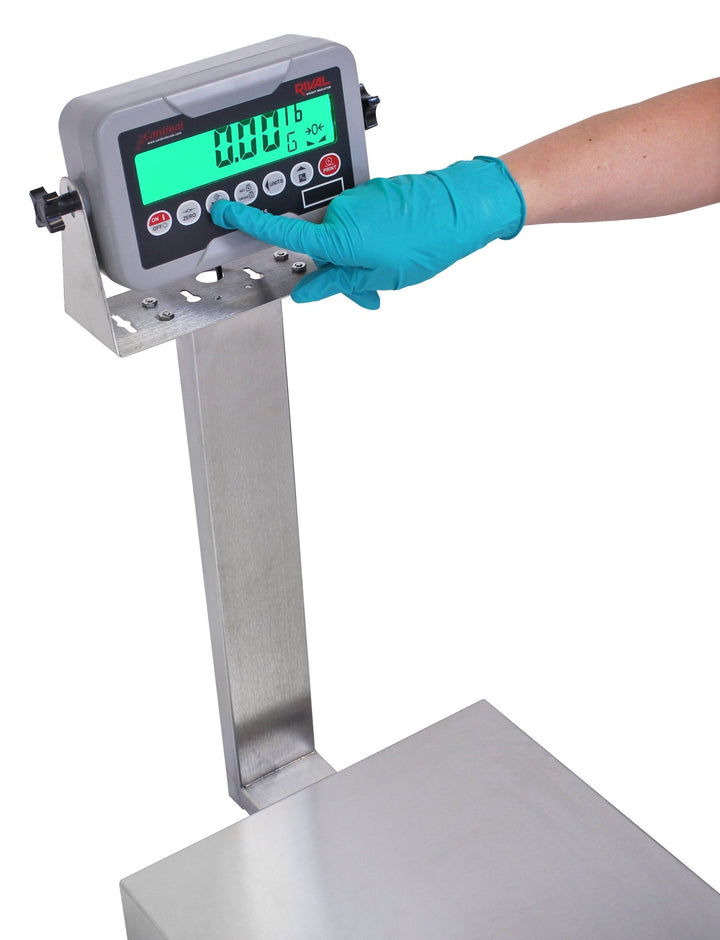 Cardinal EB - 185 Series Bench Scale - Legal for Trade, 15 to 300 lb, Stainless Steel - Titan Scale USA