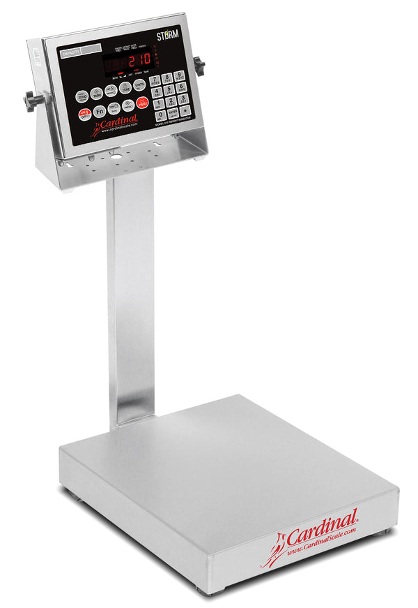 Cardinal EB - 210 Bench Scale - Legal for Trade, LED Display, Stainless Steel - Titan Scale USA
