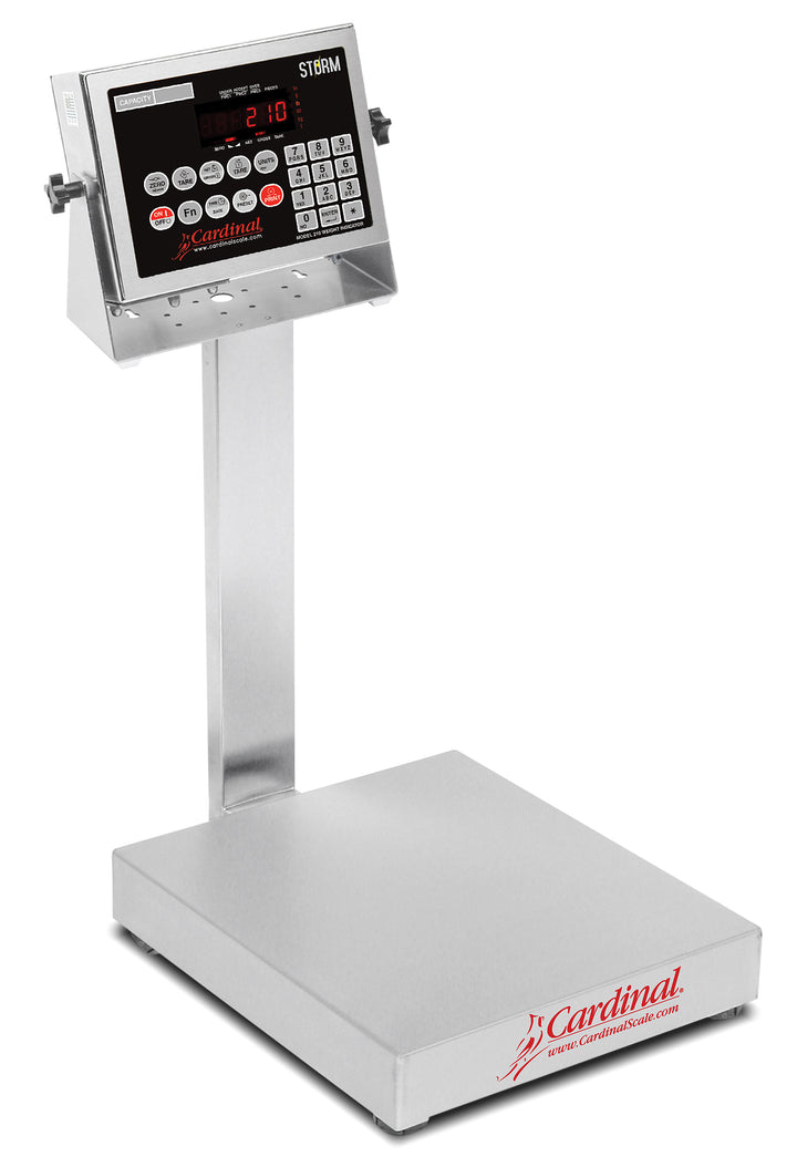 Cardinal EB - 210 Bench Scale - Legal for Trade, LED Display, Stainless Steel - Titan Scale USA