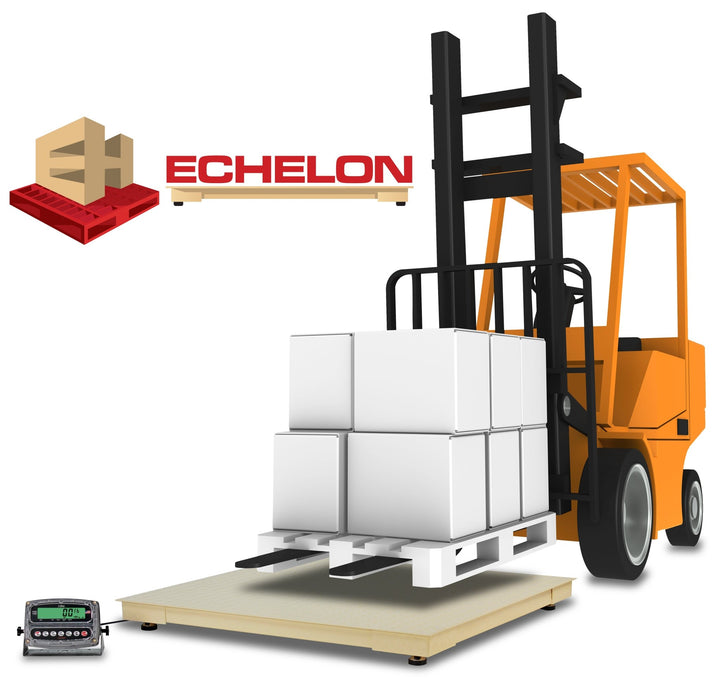 Cardinal Echelon EH Floor Scale with 185 Indicator – NTEP, 5K–10K lb - Titan Scale USA