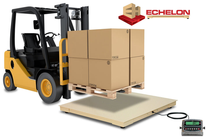 Cardinal Echelon EH Floor Scale with 185 Indicator – NTEP, 5K–10K lb - Titan Scale USA