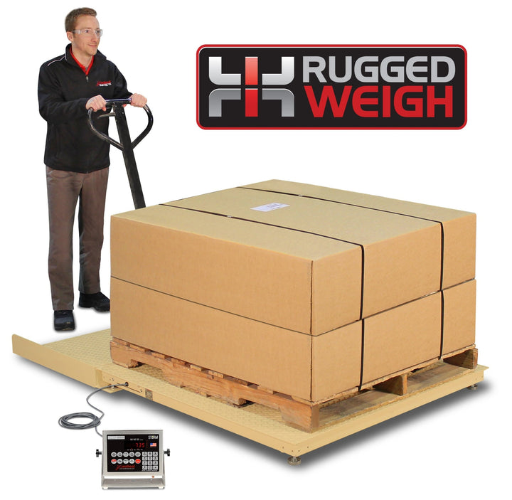 Cardinal RuggedWeigh Floor Scale – NTEP, 5000–10000 lb - Titan Scale USA