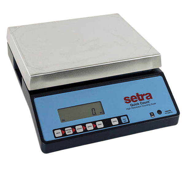 Setra Quick Count Industrial Counting Scale – 1000 g to 50000 g, RS - 232, Label Printing - Titan Scale USA